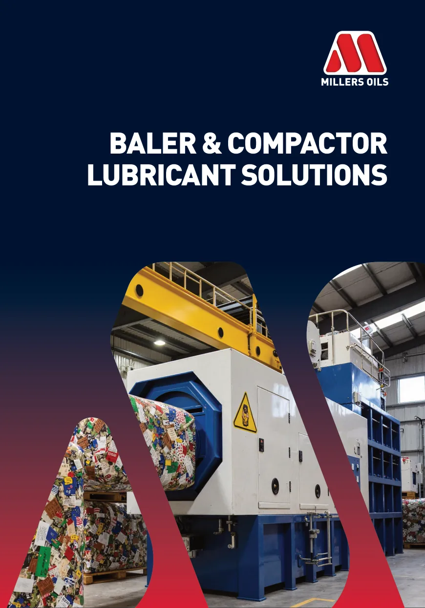 Official Millers Oils Balers & Compactors Brochure cover