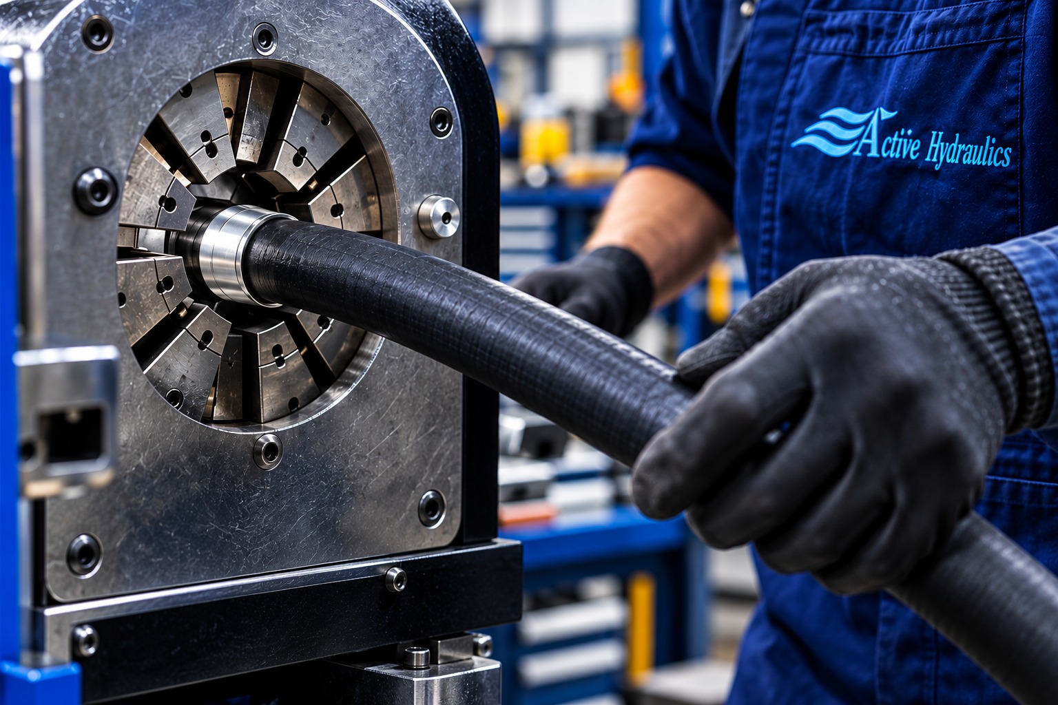 Hydraulic hose assemblies and components